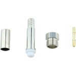 Procom FME-RG58XLL, 10er Pack Crimpbuchse FME(f), crimp-gerade, für RG58-XLL ACHTUNG!Diese Buchsen passen NICHT an das Standardkabel RG58! (130000557)