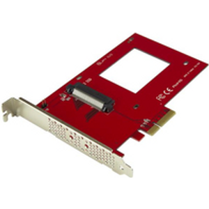 StarTech.com U.2 auf PCIe Adapter für 2,5" U.2 NVMe SSD - SFF 8639 - 4x PCI E...