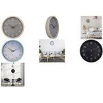NEXTIME Wanduhr/Quarzuhr NXT ECO, Durchm.: 300 mm, schwarz Ziffernblatt grau, Ziffern in weiß, Kunststoff-Gehäuse - 1 Stück (7373ZW)
