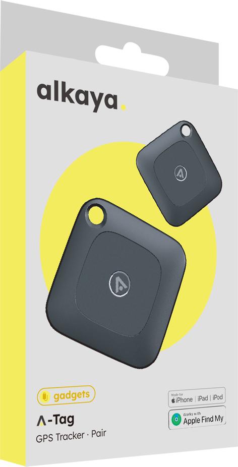 alkaya A Tag GPS Tracker Bluetooth Weiß 2er Pack