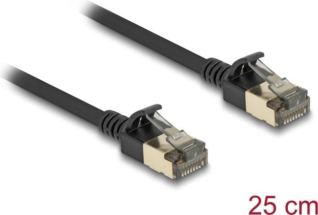 DeLOCK 80337 Netzwerkkabel Schwarz 0,25 m Cat8.1 F/FTP (FFTP) (80337)