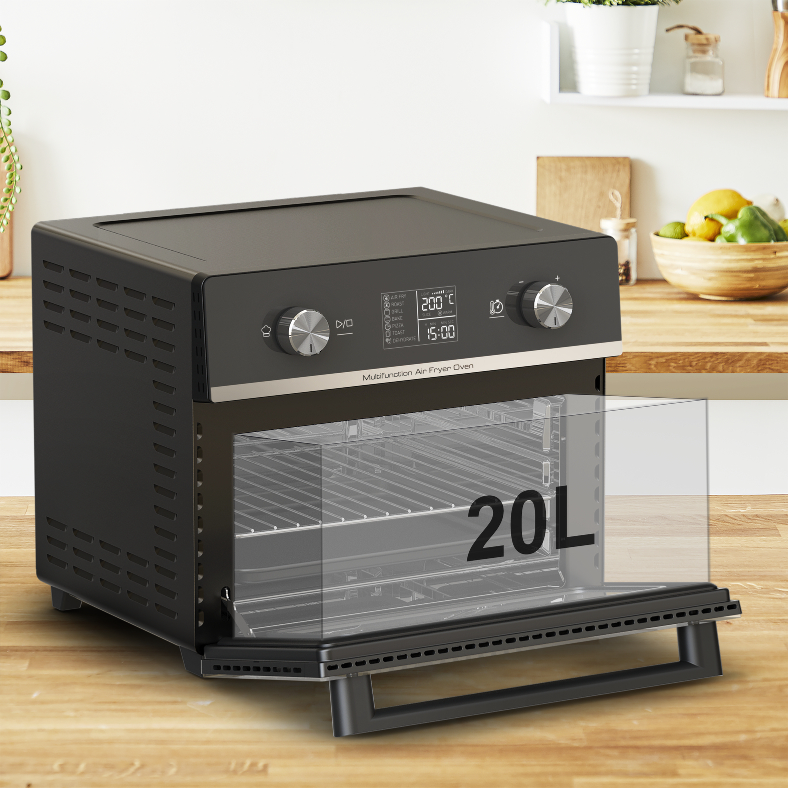 Tefal Easy Fry Air Fryer Oven FW605810 20L Schwarz/Silber