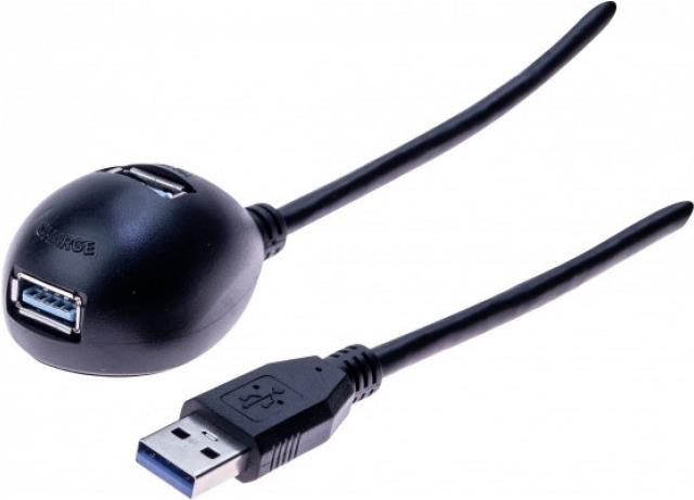 EXERTIS CONNECT USB 3.0 Desktop Verlängerungskabel, 1,5 m Ideal zum Anschluss eines USB Memory Stick