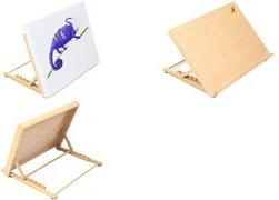 kangaro Tisch-Staffelei, DIN A2+, Buchenholz Maße: (B)650 x (T)480 x (H)70 mm, 5 Winkel einstellbar, - 1 Stück (K-830042)