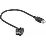 Delock USB-Kabel USB (W) gewinkelt bis USB Typ A (W) (86870)