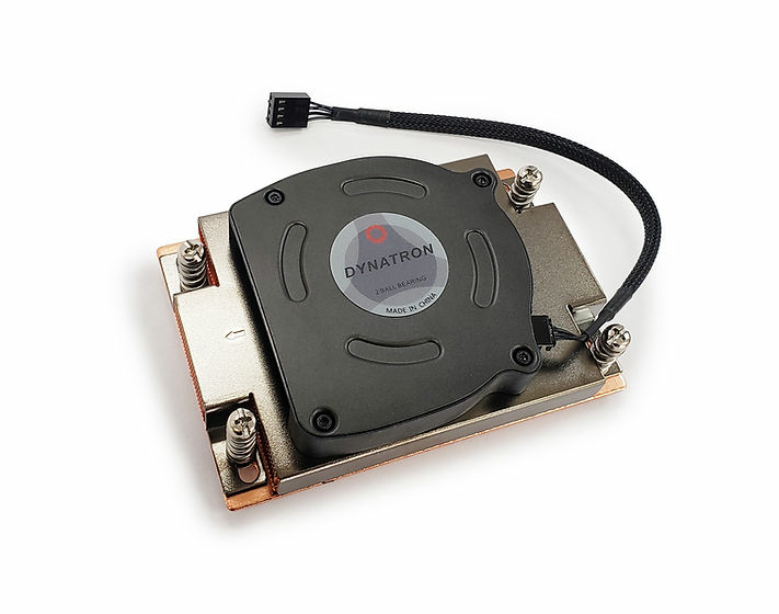 Dynatron A52 CPU-Kühler 80 mm Luftkühlung SP6 TR5 1U Schwarz, Grau