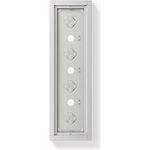 Siedle Aufputzgehäuse GA 612-4/1-01 SM silber-metallic (210012259-00)