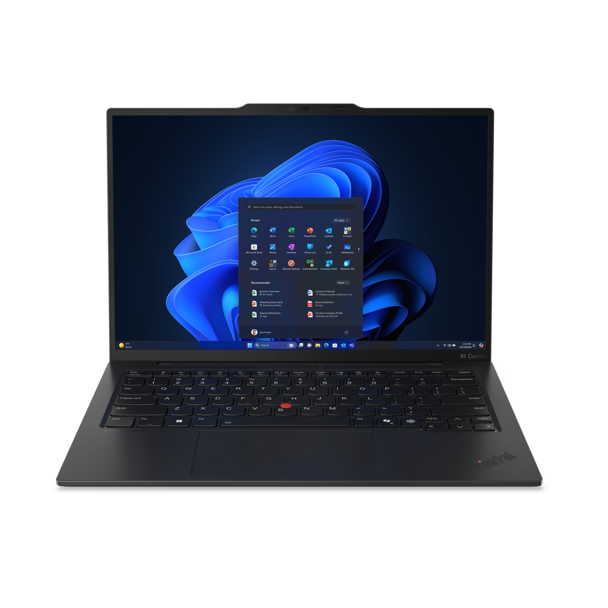 Lenovo ThinkPad X1 Carbon Gen 13 21NX 14" Intel Core Ultra 7 265U 64 GB RAM 2 TB SSD Schwarz