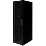 ROLINE 19 Zoll Netzwerkschrank Basic 42 600x800 BxT Glastür schwarz (26.21.0212)