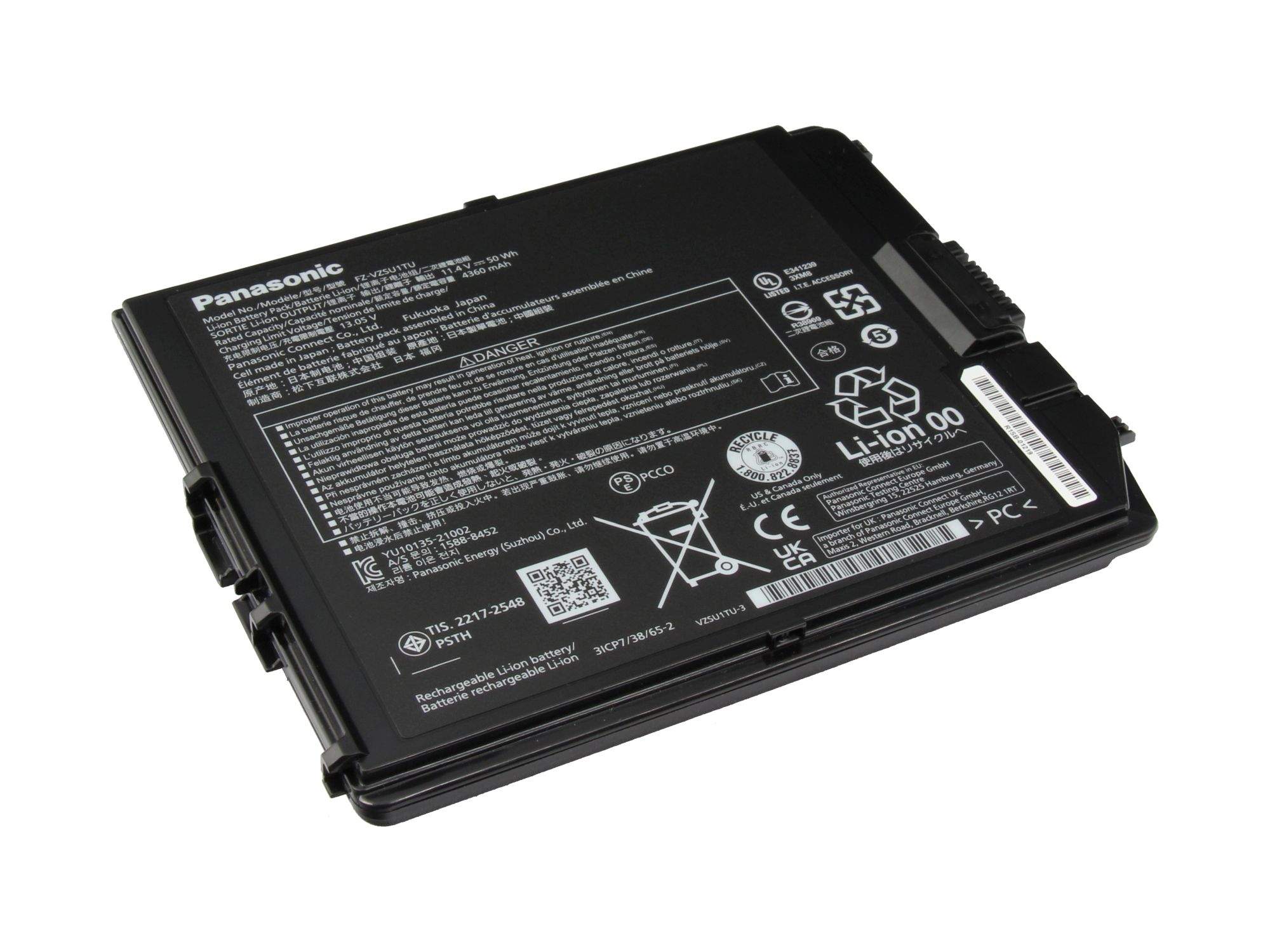 Panasonic TOUGHBOOK FZ-VZSU1TU Ersatzakku 4360 mAh Grau