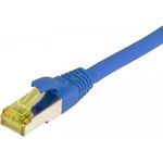 Patchkabel RJ45, CAT6A 500Mhz,25m, blau, S-STP(S/FTP), TPE/LSZH(Ultraflex), AWG26, mitCat.7 Rohkabel, Synergy 21 (S217654)