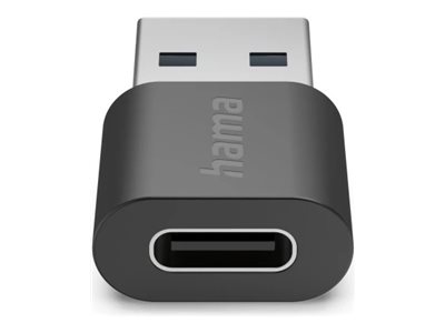 Hama Essential Line USB Typ-C-Adapter USB-A - USB-C 10 Gbit/s Schwarz