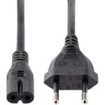StarTech.com 3m (10ft) Laptop Power Cord, EU Plug to C7, 2.5A 250V, 18AWG, Notebook / Laptop Replacement AC Power Cord, Printer/Power Brick Cord, Europlug to IEC 60320 C7 (752E-3M-POWER-LEAD)