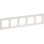 Legrand SEANO+5-fach Rahmen in 765185 der Farbausführung Ultraweiß 5 (765185)