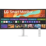 LG 34U601SA-W 34" Curved Dual WQHD Monitor webOS 100 Hz 5 ms Weiß