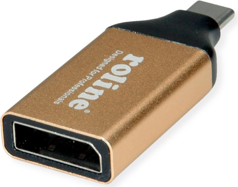 ROLINE 12.03.3232 USB-Grafikadapter 4096 x 2560 Pixel Gold (12.03.3232)