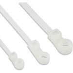 InLine® Kabelbinder mit Montageloch, Länge 200mm, Breite 4,8mm, 100stk. (59975C)