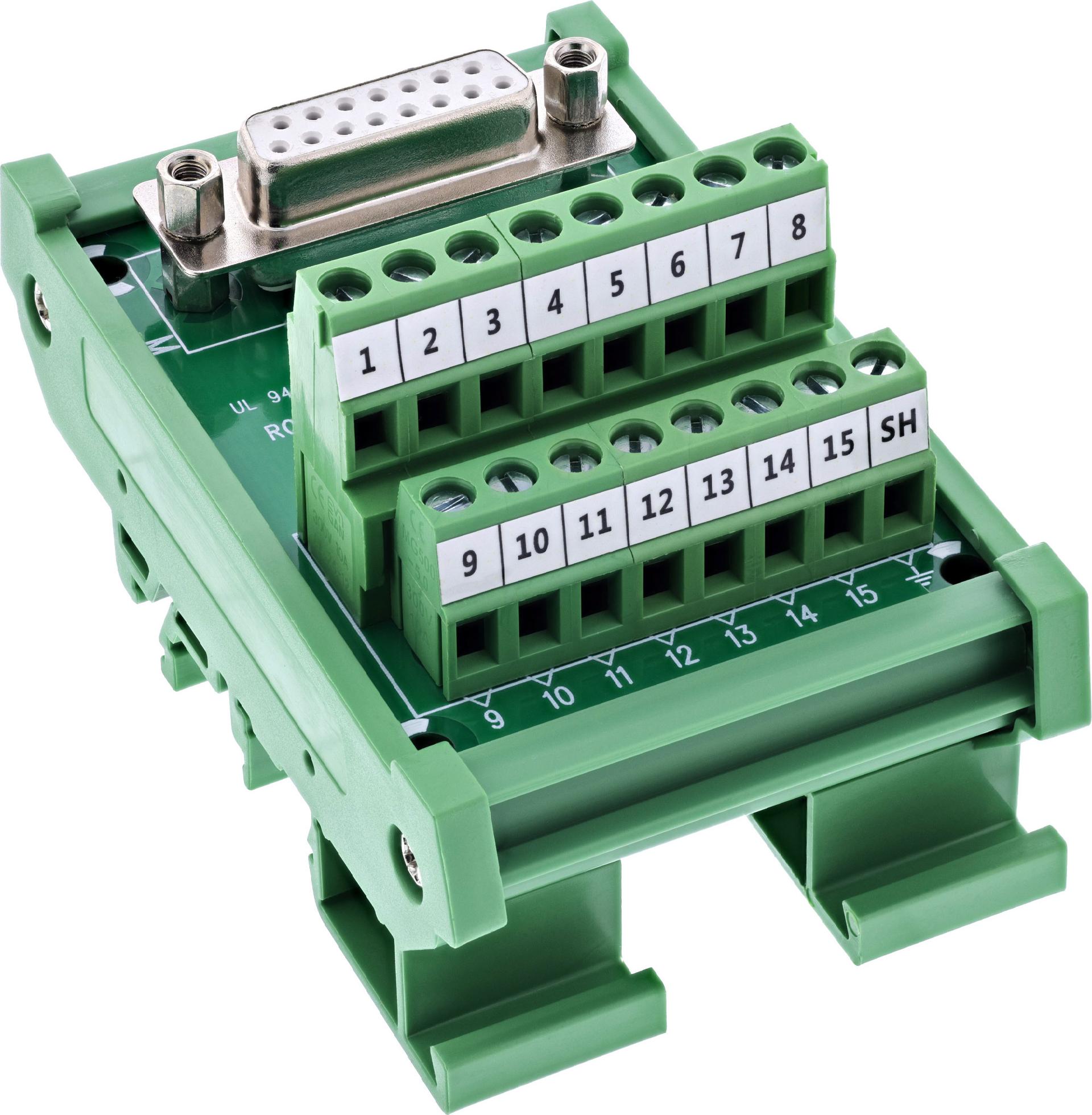 InLine D-Sub 15 Terminalblock (92502C)