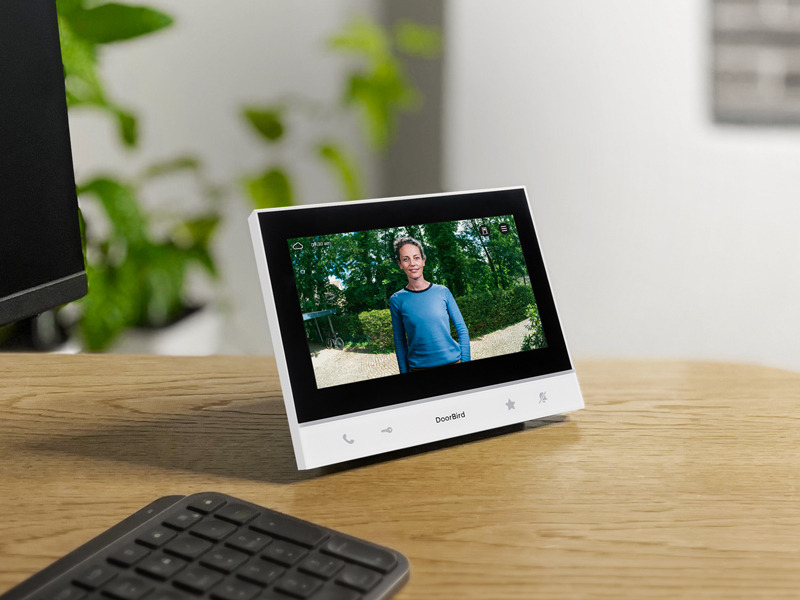 DoorBird A1103T IP-Video-Innenstation 7" IPS 1024 x 600 Weiß Schwarz