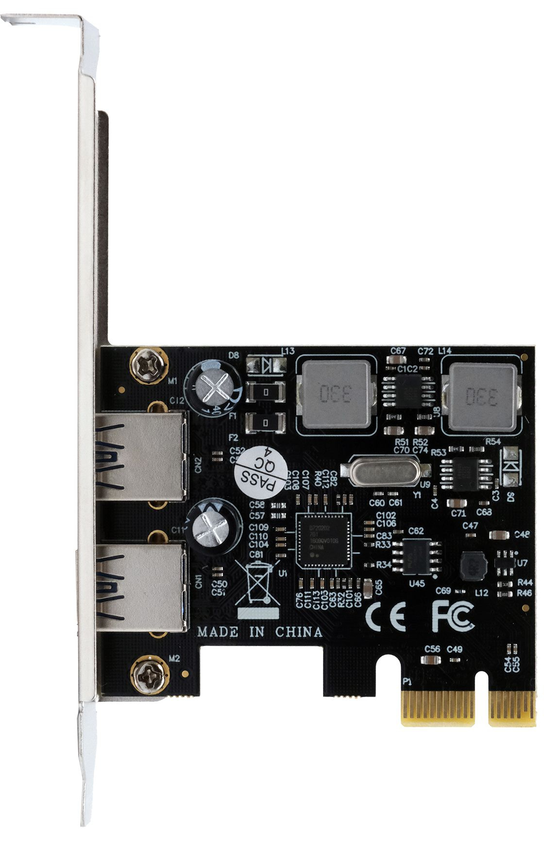 Exsys EX-11192 USB 3.2 Gen 1 PCIe Karte mit 2 Ports (Renesas)