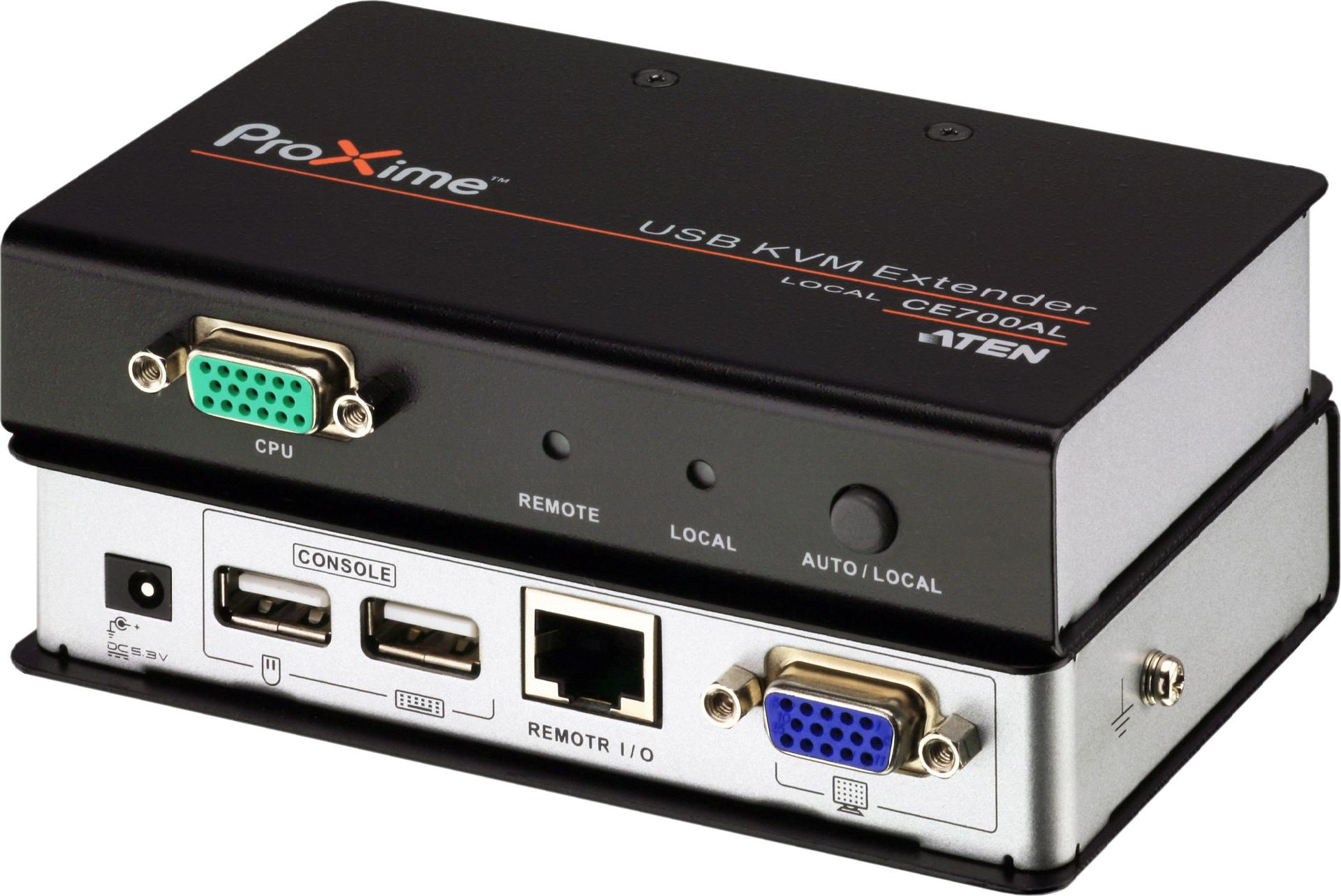 ATEN Proxime CE700A KVM-Extender 1920 x 1200 Schwarz, Grau
