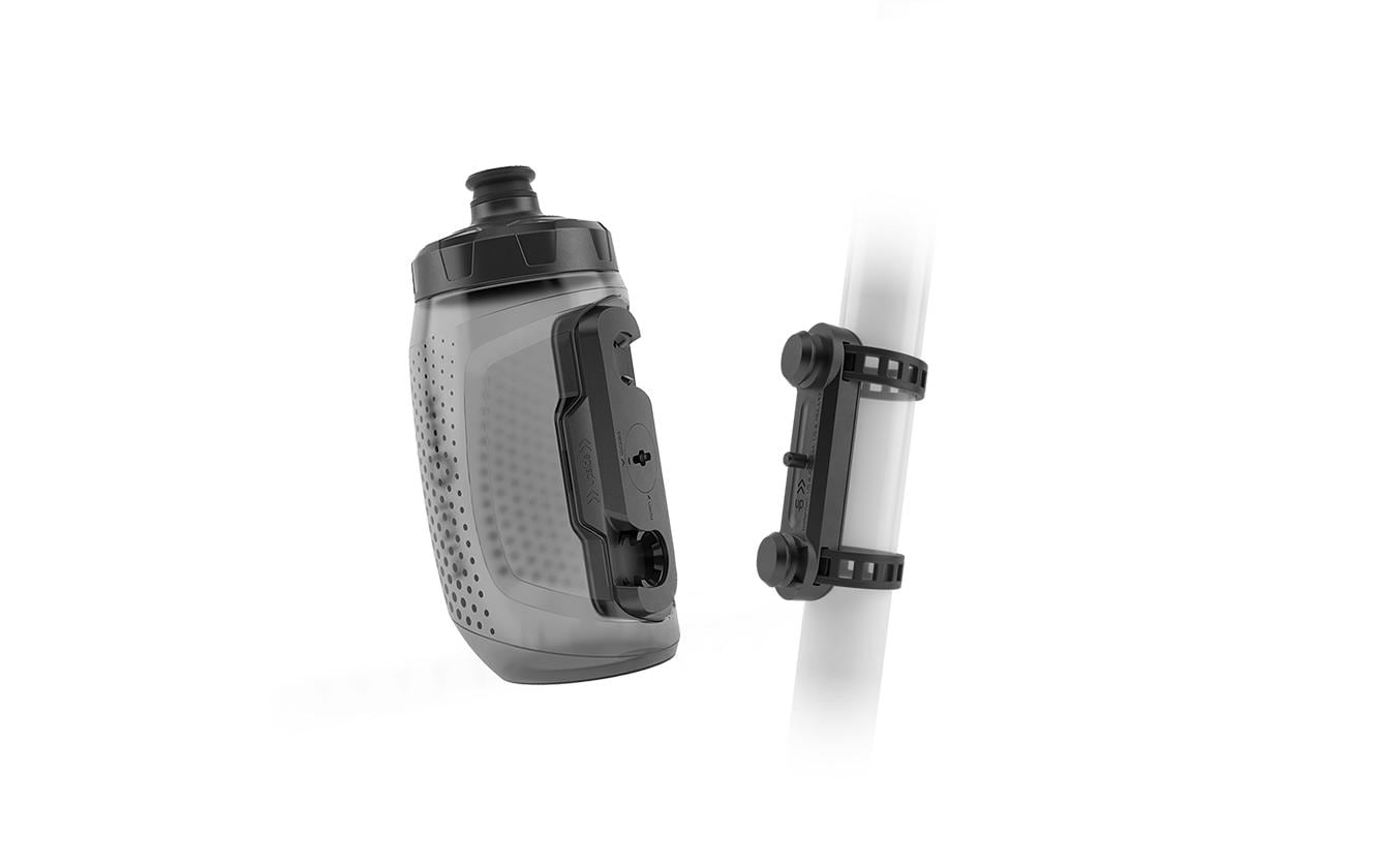 Fidlock Twist Bottle 450 + Uni Base Smoke, Schwarz