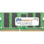 PHS-memory 16GB RAM Speicher für ADLINK Express-CF/CFE (Xeon Prozessor) DDR4 SO DIMM ECC 2666MHz PC4-2666V-P (SP280690)