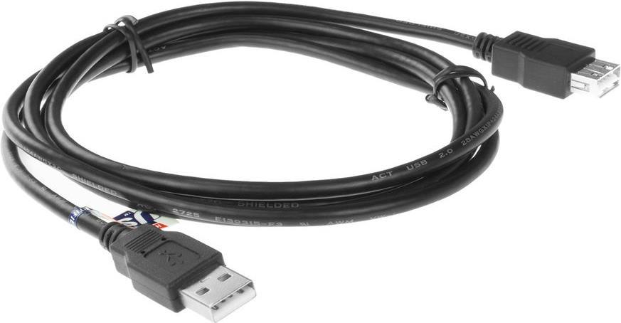 ADVANCED CABLE TECHNOLOGY ACT AC3040 USB Kabel 1,8 m USB 2.0 USB A Schwarz (AC3040)