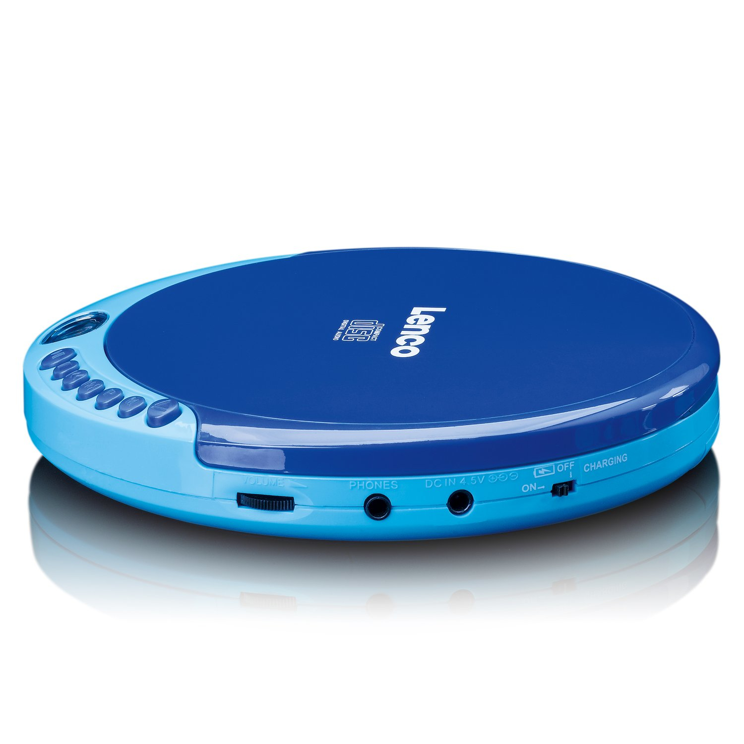Lenco CD-011 Tragbarer CD-Player Blau
