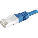 Patchkabel S/FTP, PiMF, CAT.6, blau, 30,0 m Patchkabel mit besonders schmalem Knickschutz (856934)