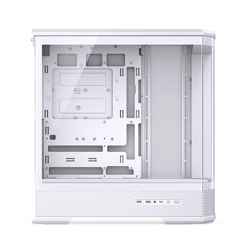 Jonsbo D400 Midi Tower ATX Tempered Glass Weiß