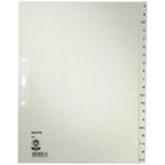 LEITZ Futterale für Archiv-Ordner 1190/1196, Karton, grau für Format DIN A4, flach zusammenlegbar, Rückenbreite: (1194-00-00)