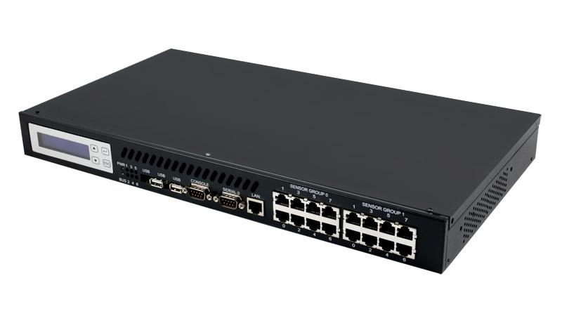 ALLNET ALL5000v2 Smart-Home-Zentrale 16 Sensor-Ports 19" Linux Schwarz