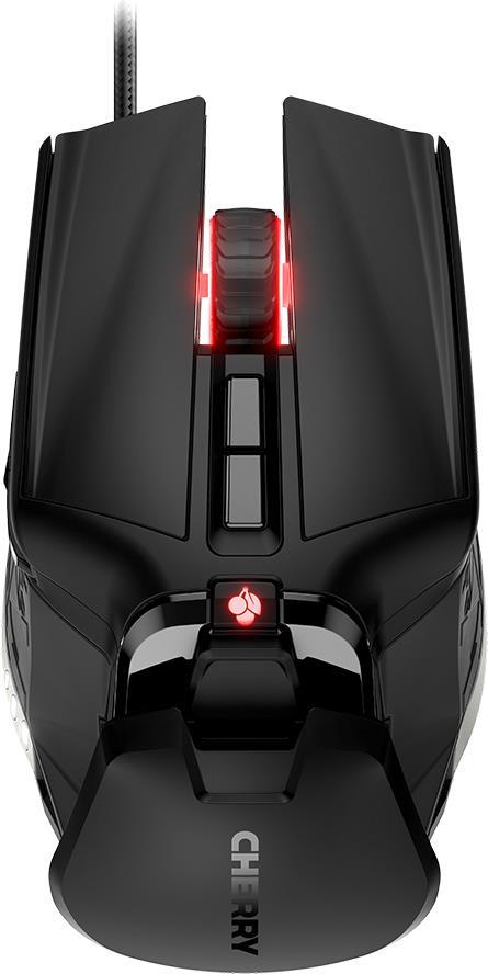 CHERRY MC 9620 FPS - Maus - ergonomisch - optisch - 9 Tasten - kabelgebunden - USB - Schwarz