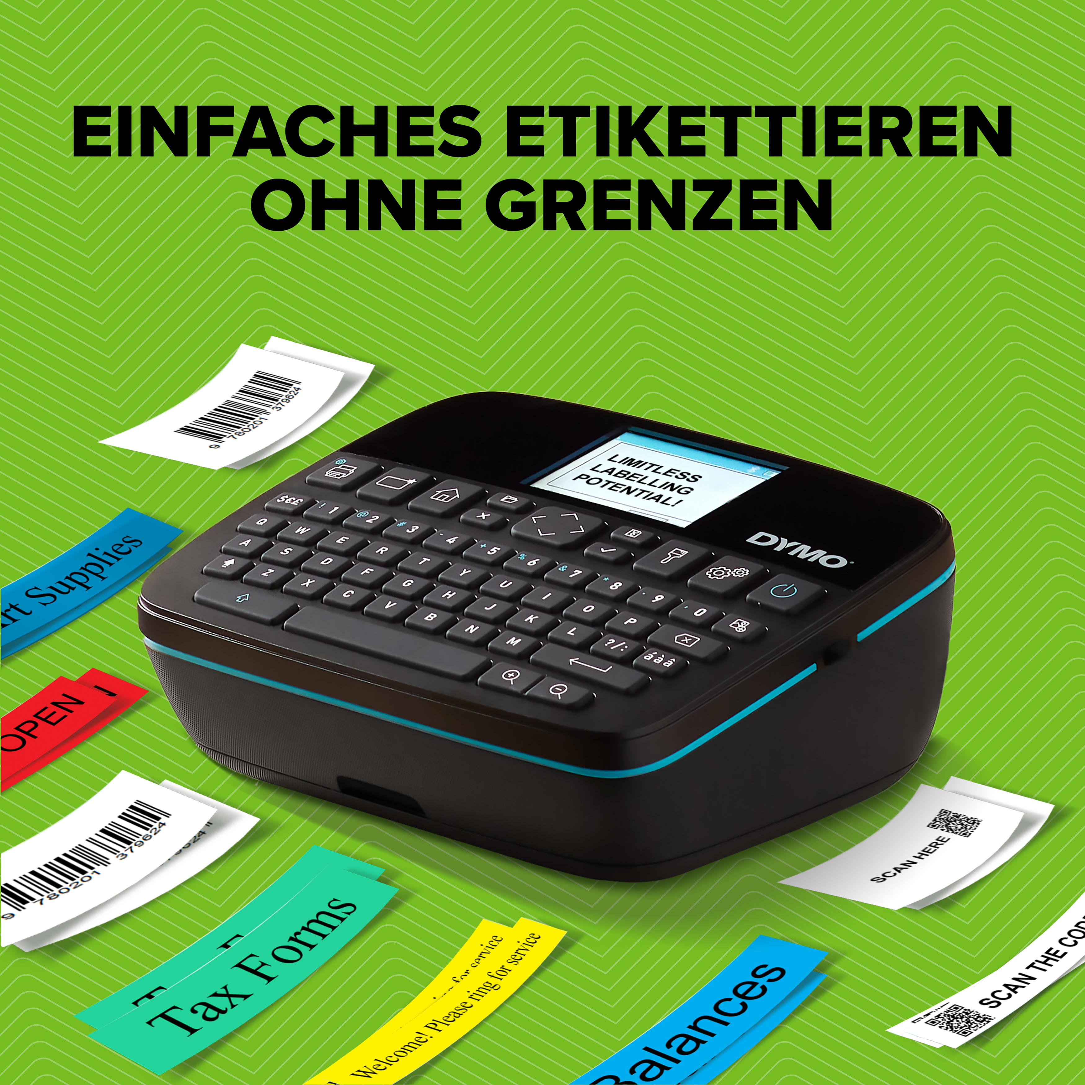 DYMO LabelManager 640CB Etikettendrucker Thermotransfer 12 mm/s QWERTZ Schwarz