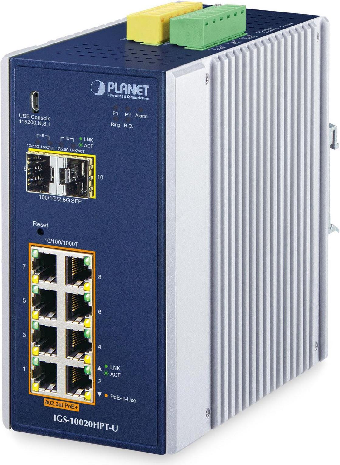 Planet DIN-Rail L2+/L3 Manageable (IGS-10020HPT-U)