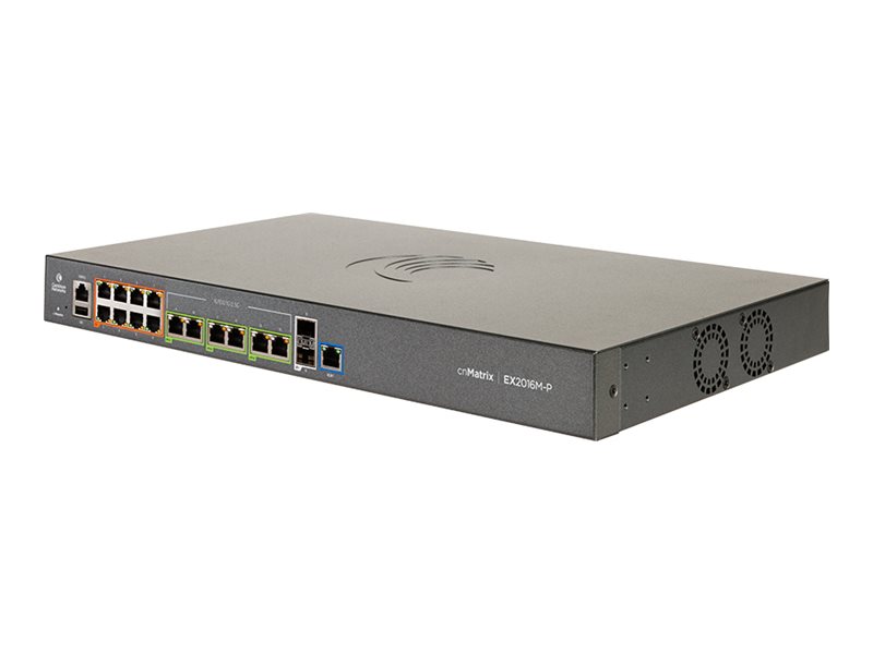 Cambium Networks cnMatrix EX2016M-P Managed Switch 16 Ports Schwarz