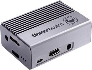 ASUS Tinker Fanless Aluminium Case Hülle für Tinker Board - lüfterlos, Silber