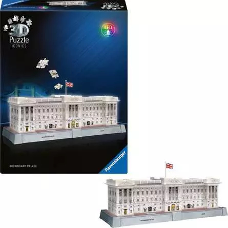 Ravensburger Iconics Buckingham Palace 3D-Puzzle mit LED 216 Teile
