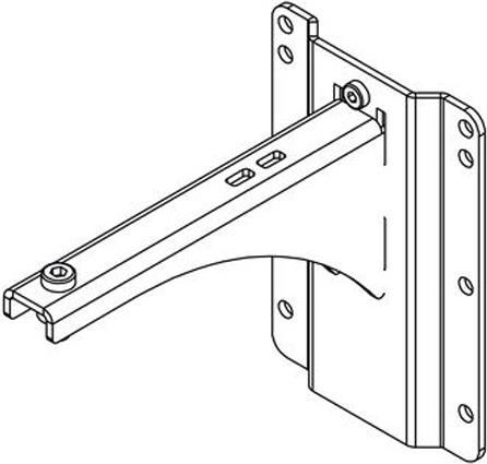 NEXO VNI-WM200 - Wandhalterung passend für ID84| P8| ePS6 200 mm (VNI-WM200)