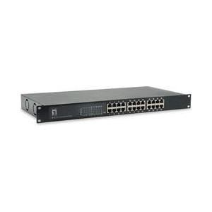 Level One LevelOne Switch 48,3cm 24x GEP-2421W500 Gbps 802.3af/at PoE (GEP-2421W500)