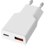 VALUE USB-Wandladegerät, EU-Stecker, 2x USB (A+C), 20W (19.99.1110)