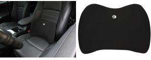 cartrend Lendenkissen, Memory Foam, schwarz passt sich perfekt der Körperform an, für eine gesunde - 1 Stück (700514)