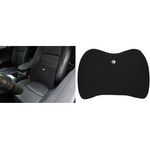 cartrend Lendenkissen, Memory Foam, schwarz passt sich perfekt der Körperform an, für eine gesunde - 1 Stück (700514)