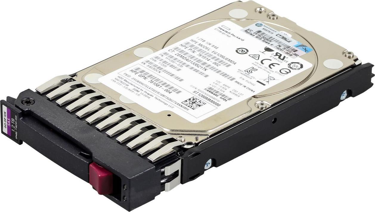 Hewlett Packard Enterprise Hot-Plug HDD 1,2 TB 2,5 Zoll SAS 10.000 U/min 748389-B21