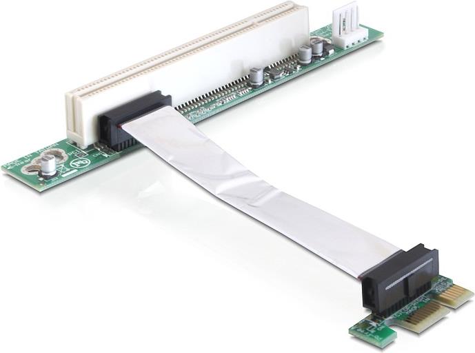 DeLOCK Riser card PCI Express x1 > PCI 32Bit 5 V with flexible cable - Riser Card