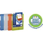 ELBA Sammelbox POLYVISION, A4, PP, Füllhöhe: 40 mm, farblos transparente Sichttasche auf dem Vorderdeckel, transparent (994034 FL)