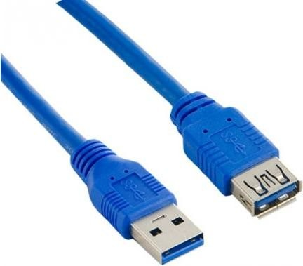 Lanberg CA-US3E-10CC-0018-B USB Kabel 1,8 m USB A Blau (CA-US3E-10CC-0018-B)