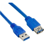 Lanberg CA-US3E-10CC-0018-B USB Kabel 1,8 m USB A Blau (CA-US3E-10CC-0018-B)