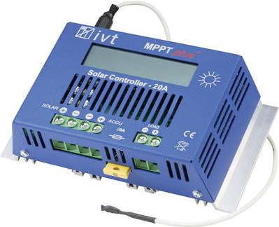 IVT Solar-Laderegler 12 V, 24 V 20 A MPPTplus 20A (200036)